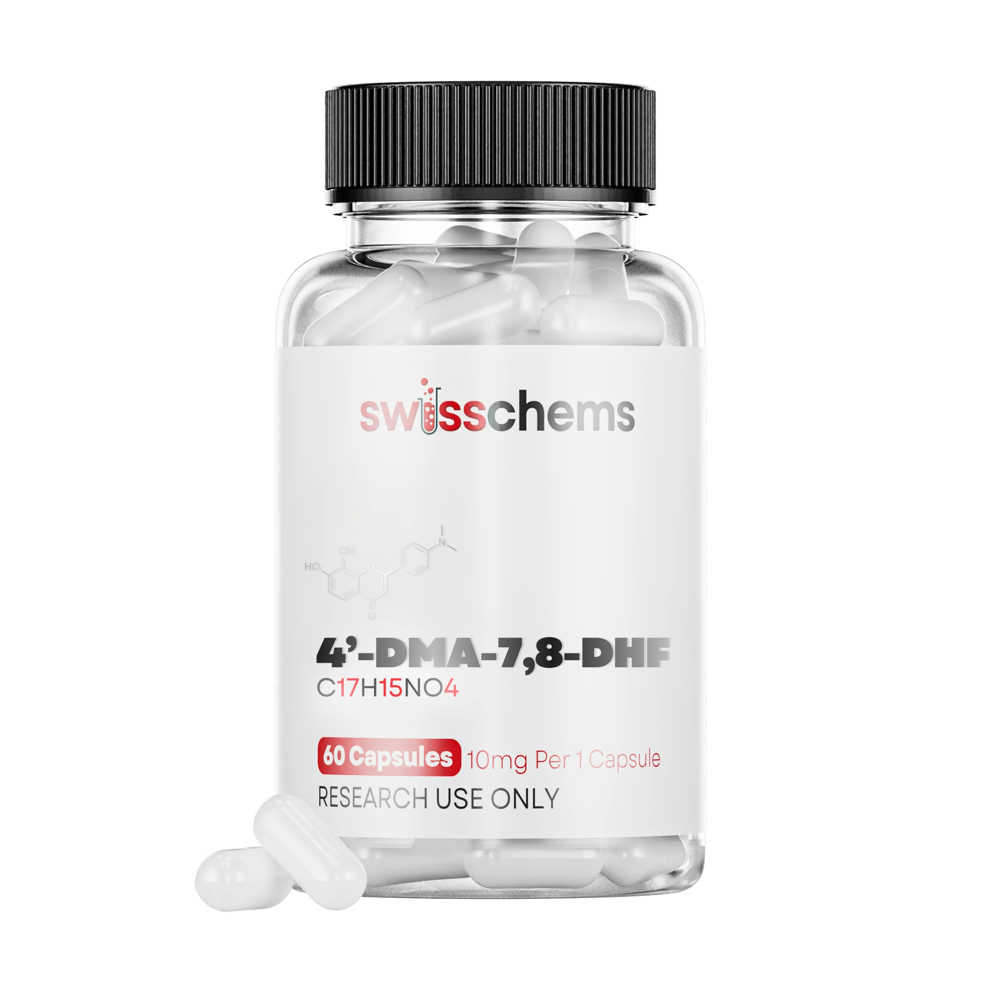 4’-DMA-7,8-DHF ( Eutropoflavin ) 10mg / 60 capsule